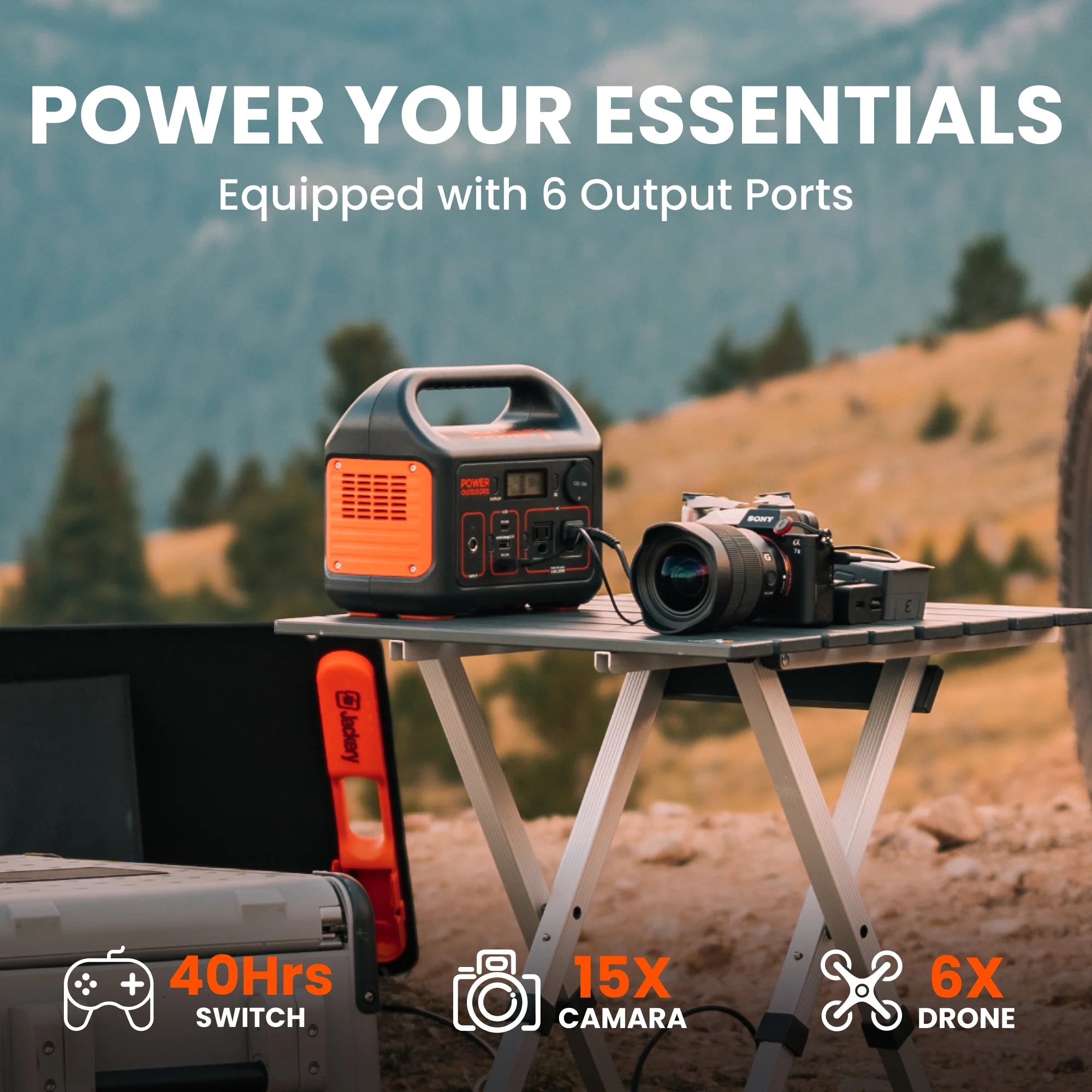 Portable Power Station Explorer 300, 285Wh, Backup Lithium Battery, 300W Continuous