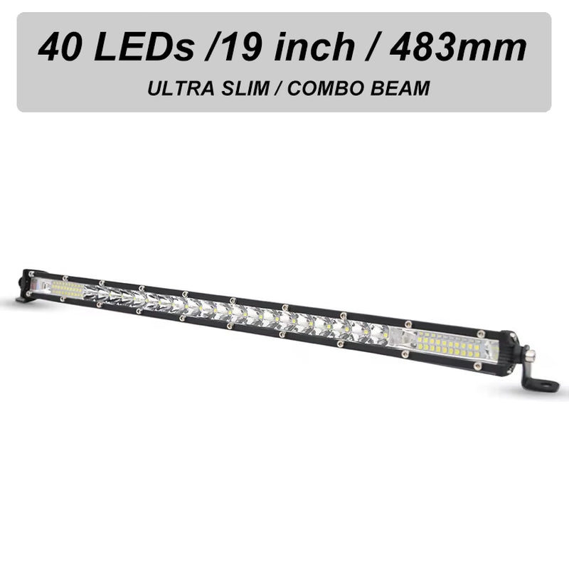 12V 24V off Road LED Bar Spot Flood Combo LED Light Bar/Work Light for Truck Boat 4X4 ATV SUV Car Barra LED Headlights