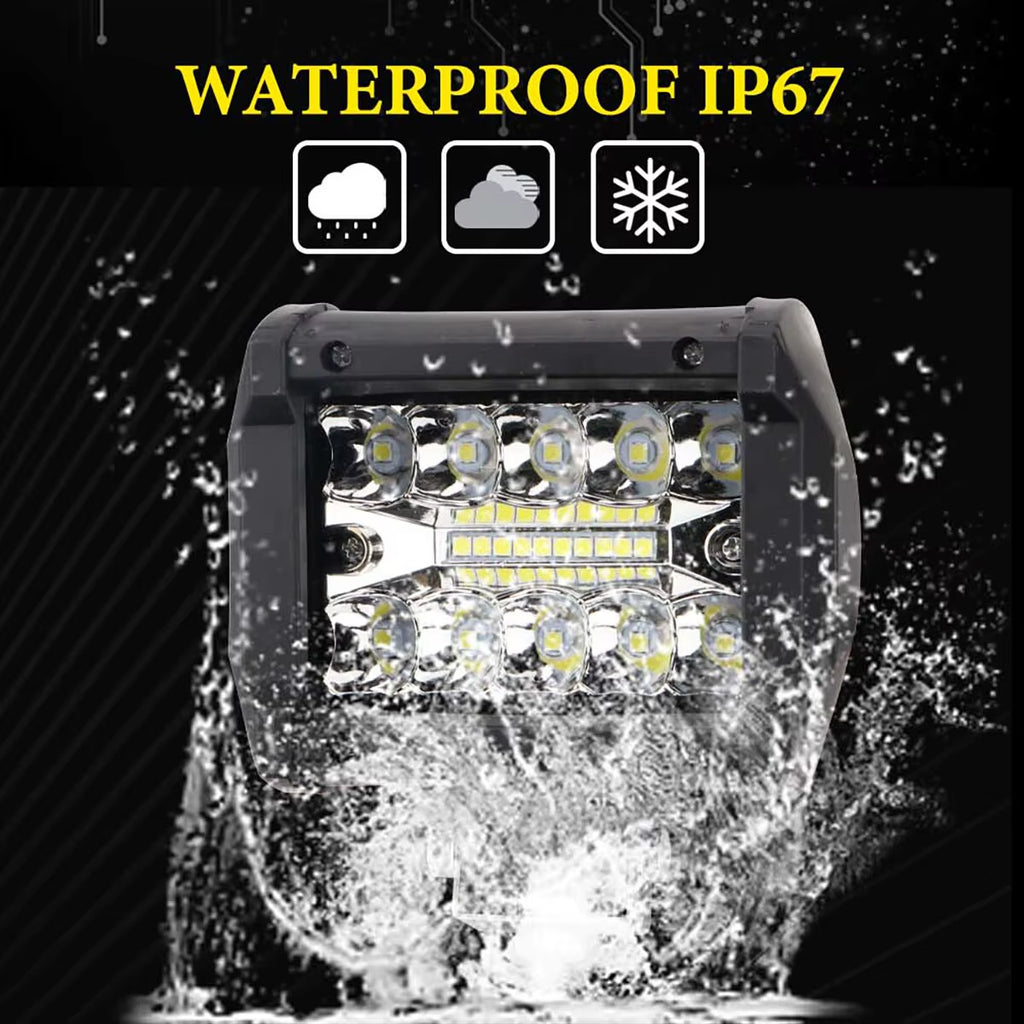 1PCS 12V Offroad Spot Flood Combo Work Light LED Light Bar Superbright 6000K for Car SUV 4X4 Boat ATV Barra LED Headlights