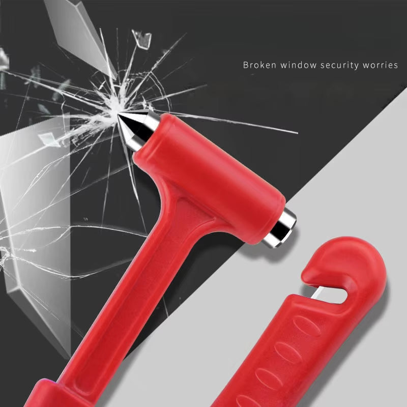 1Pc Car Buses Trucks Window Breaking Hammer Emergency Escape Safety Hammer Glass Breaker Seat Belt Cutter Tools
