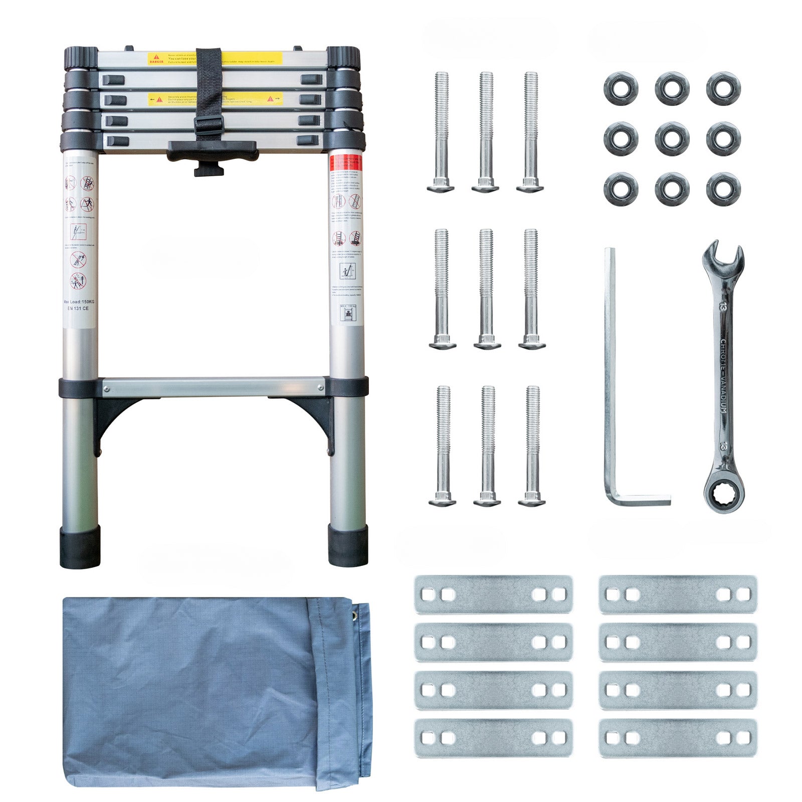 Trustmade Scout plus Triangle Aluminum Black Hard Shell Dark Gray Rooftop Tent with Roof Rack