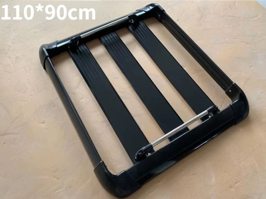 Aluminum Alloy 160*100Cm Single-Layer Car Roof Rack SUV Roof Aluminum Alloy Cargo Basket Cargo Box Roof Rack Universal Roof Rack