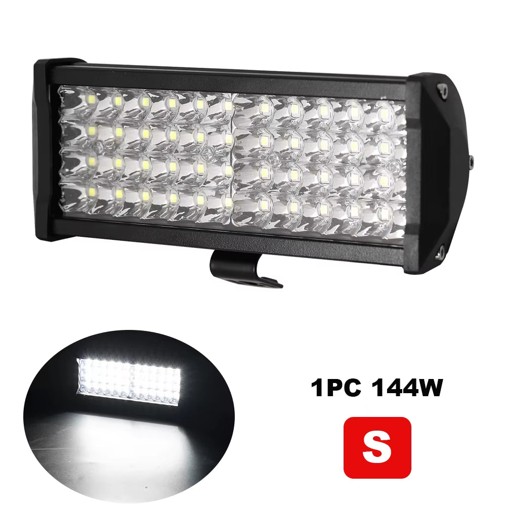 LED Work Light Bar Spot Flood Combo Pods Offroad Fog Lamp SUV ATV UTV LED Light Bar for Offroad SUV ATV Tractor Boat Trucks