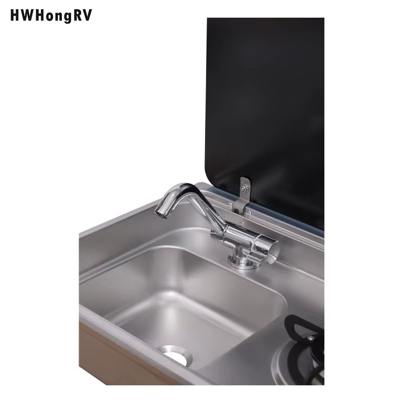 Camper Van Accessories Burner Pull Type Gas Stove Boat Caravan RV Stainless Steel Universal Rv Boat Sink Camper Outdoor Gas Stov