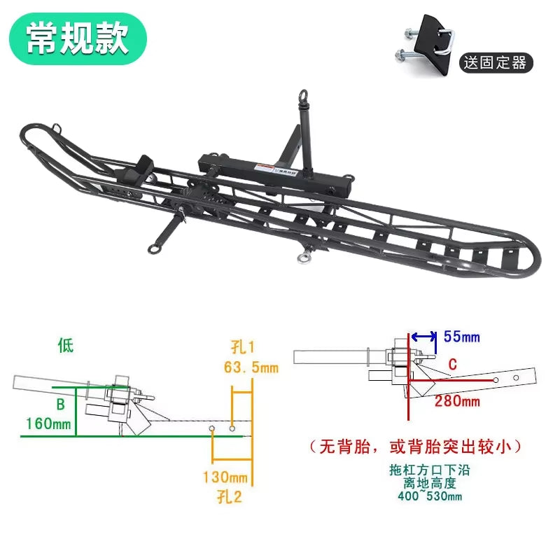 Car Motocross Motorcycle Rack Trailer Rear Hanger Portable Motorcycle Back Rack Motocross Motorcycle Rack