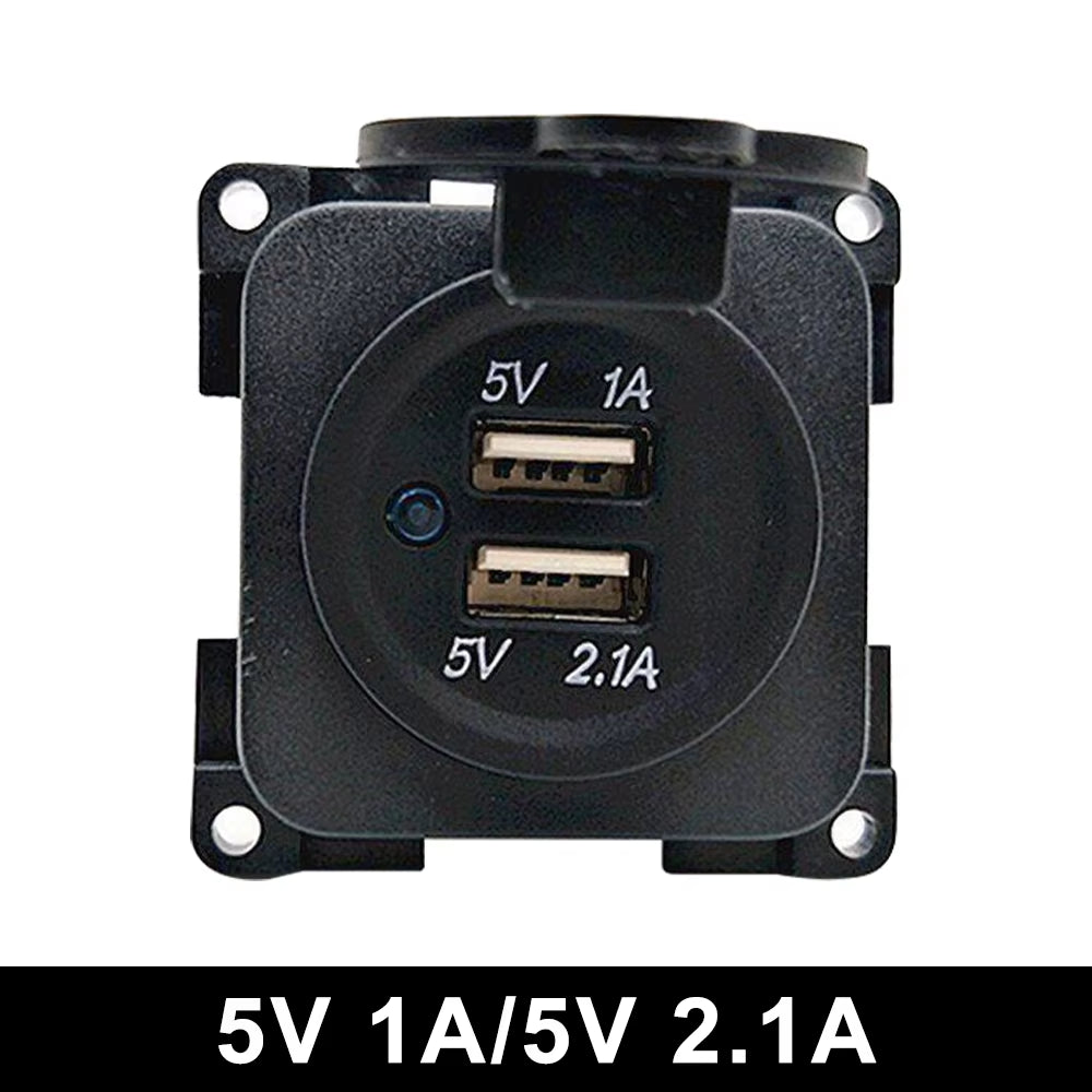 12V CBE C-Line Dual Double USB Socket Module Charger Campervan Caravan Motorhome