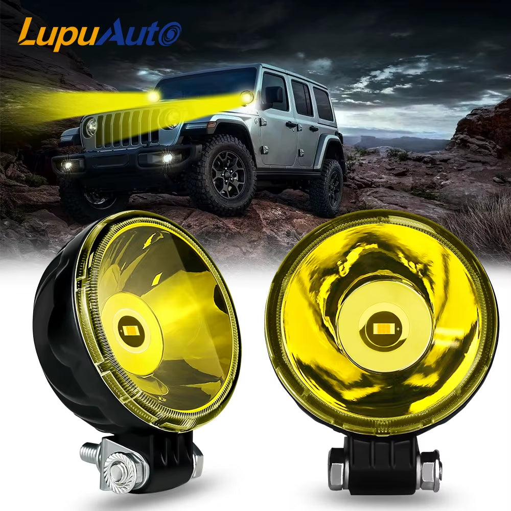 3Inch Led Work Light Offroad round Spotlights Light 12V 24V 4X4 Offroad Fog Lights for Motorcycle Car ATV Race Dirt