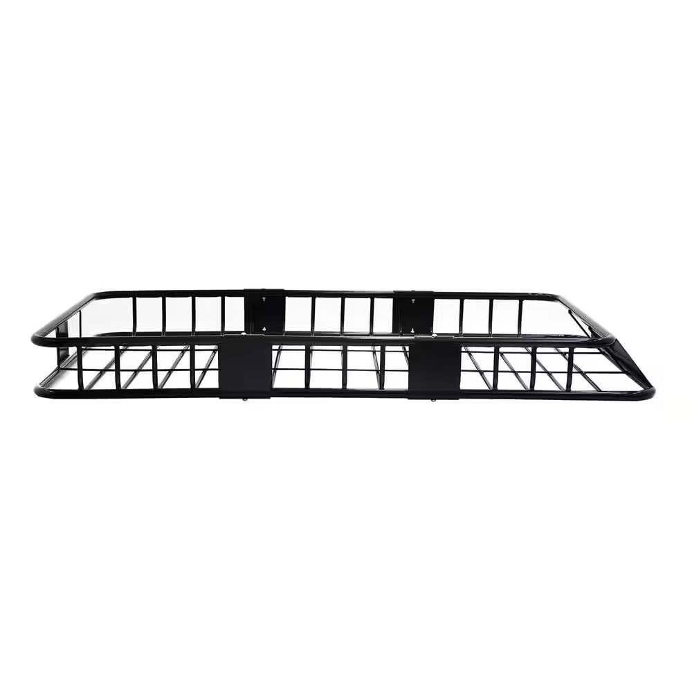 150 Lbs. Extra-Large Steel Roof Cargo Basket with Wind Fairing