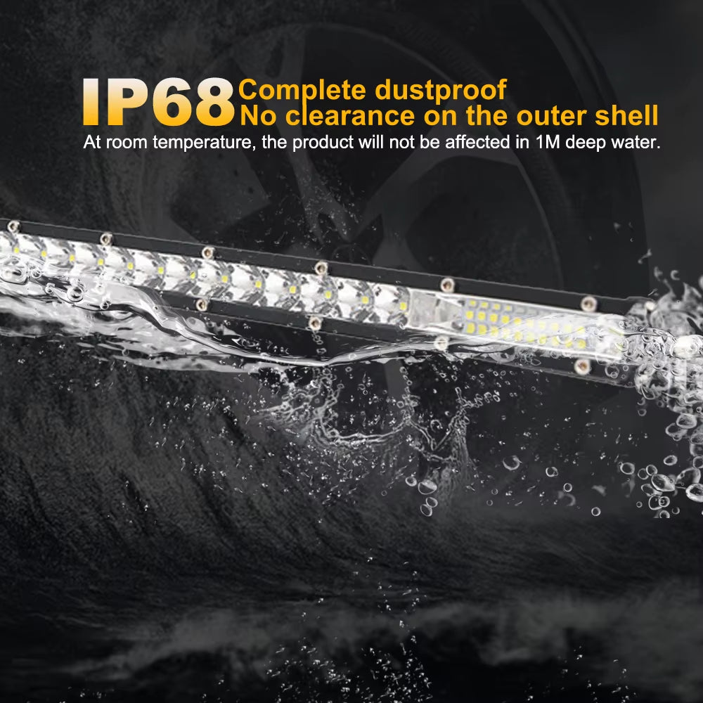 12V 24V off Road LED Bar Spot Flood Combo LED Light Bar/Work Light for Truck Boat 4X4 ATV SUV Car Barra LED Headlights