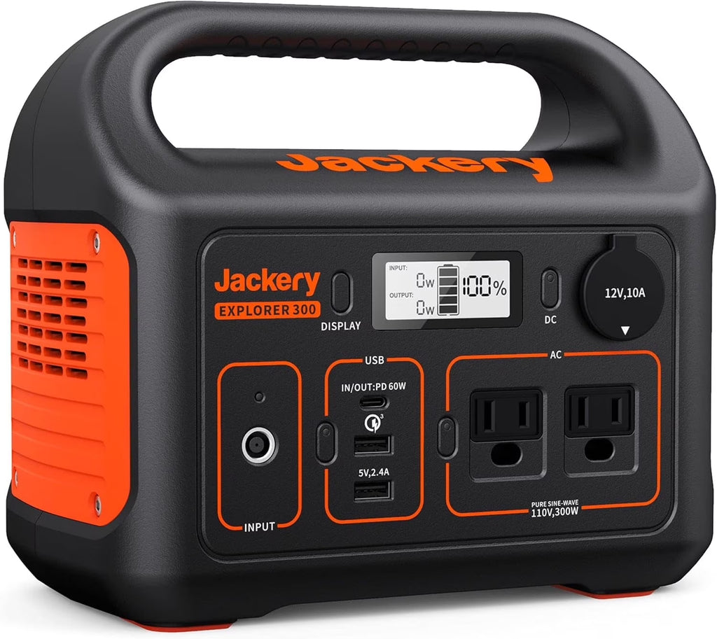 Portable Power Station Explorer 300, 285Wh, Backup Lithium Battery, 300W Continuous
