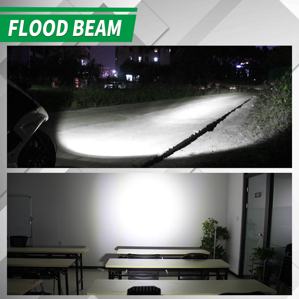 4Inch Backup Reverse Led Work Light Offroad SUV ATV Truck Pods Flood Fog Lights