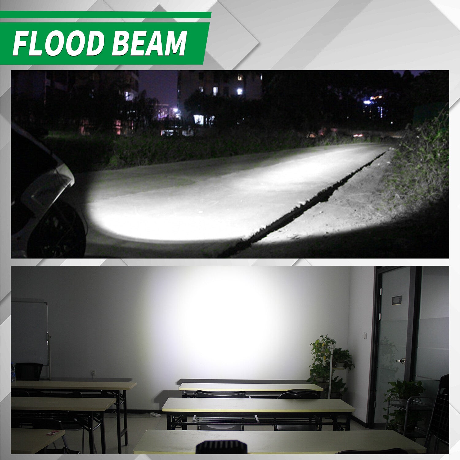 4Inch Backup Reverse Led Work Light Offroad SUV ATV Truck Pods Flood Fog Lights