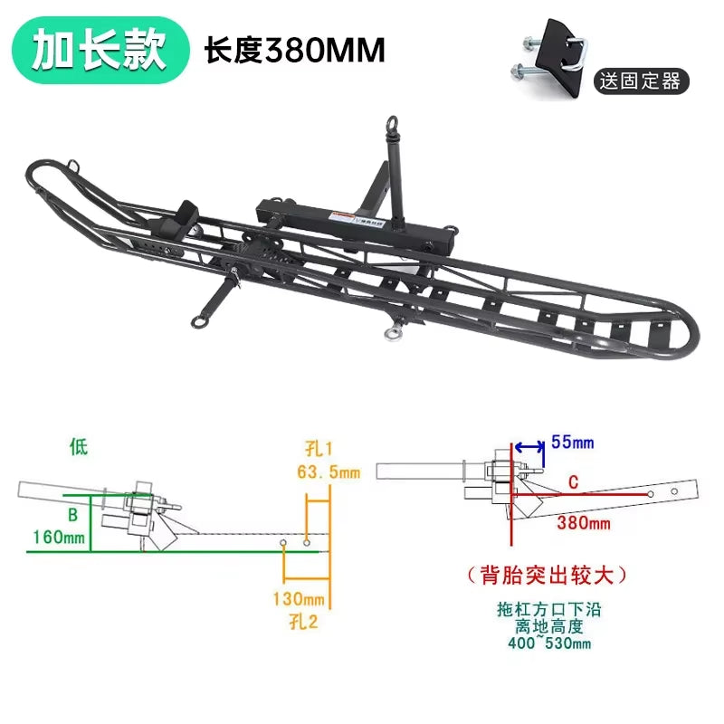 Car Motocross Motorcycle Rack Trailer Rear Hanger Portable Motorcycle Back Rack Motocross Motorcycle Rack
