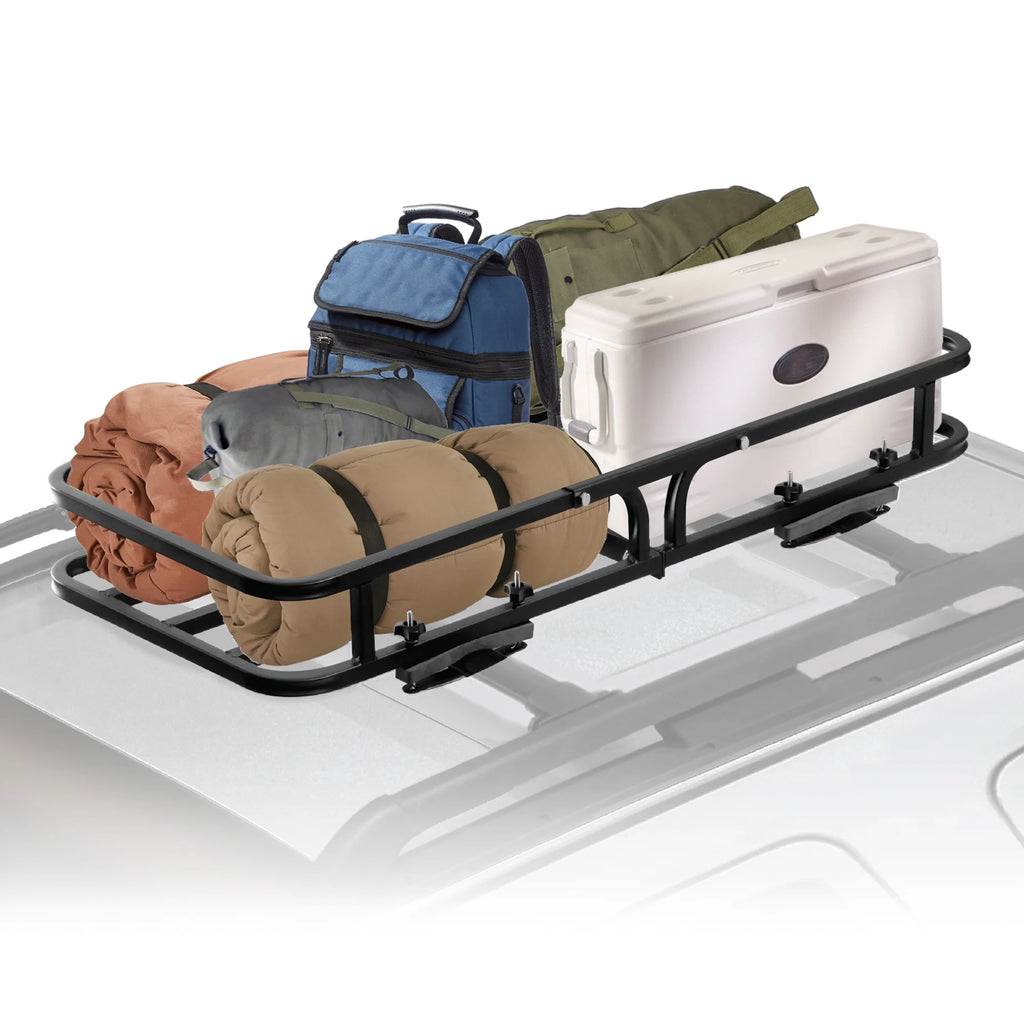 2 in 1 Cargo Carrier, Attaches to Hitch or Roof Racks