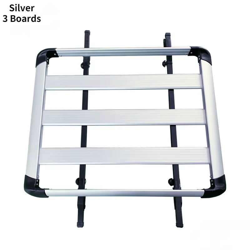 Aluminum Alloy 160*100Cm Single-Layer Car Roof Rack SUV Roof Aluminum Alloy Cargo Basket Cargo Box Roof Rack Universal Roof Rack