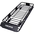 150 Lbs. Capacity 64 In. Motoring Roof Rack Cargo Carrier with Steel Wind Fairing