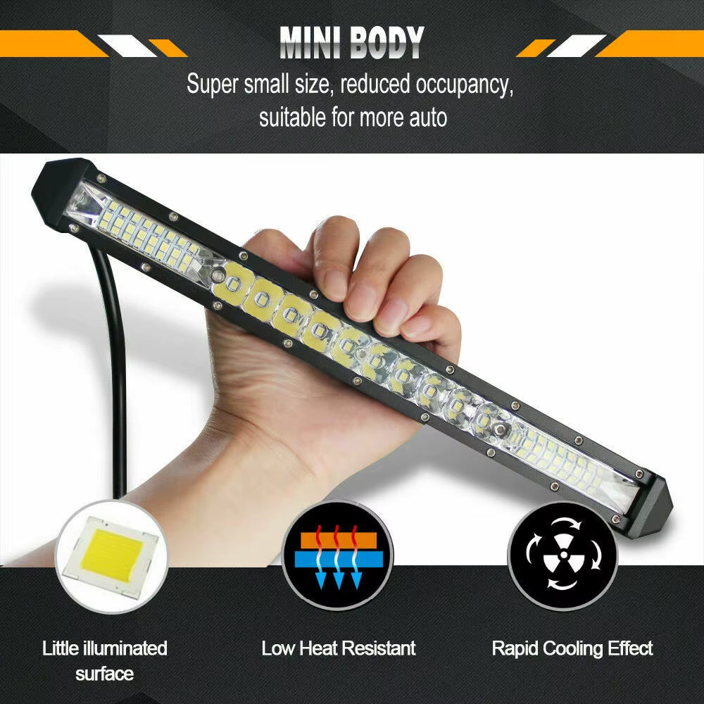 12V 24V off Road LED Bar Spot Flood Combo LED Light Bar/Work Light for Truck Boat 4X4 ATV SUV Car Barra LED Headlights