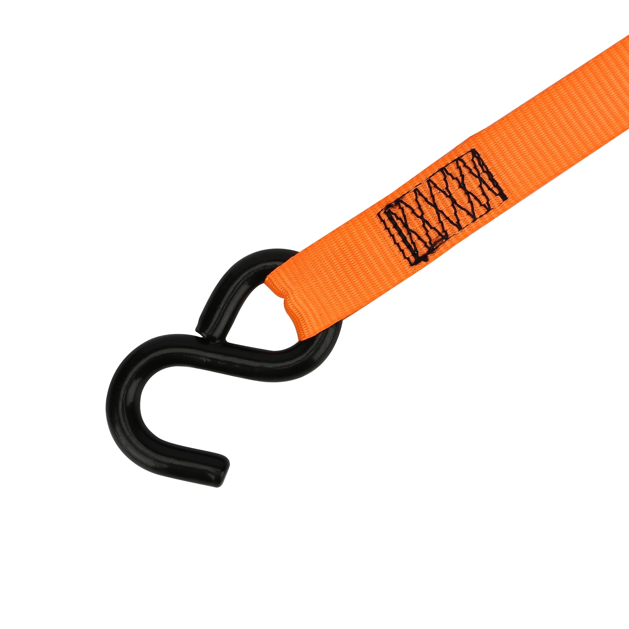 Brand 1”X14' Tie-Downs Ratchet 1000Lbs Work Load with "S" Hooks 2 - Pack