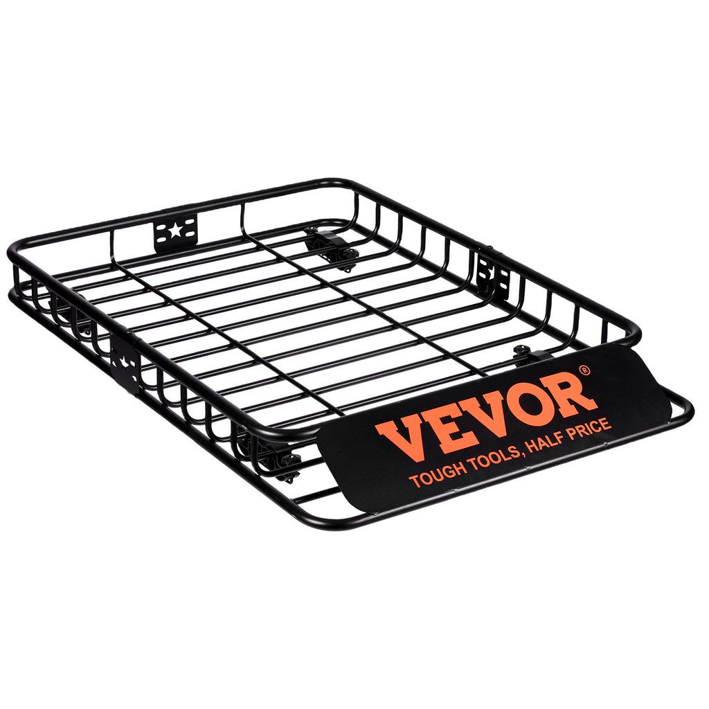 Roof Rack Cargo Basket 200 LBS Capacity 46X36X4.5 for SUV Truck Cars