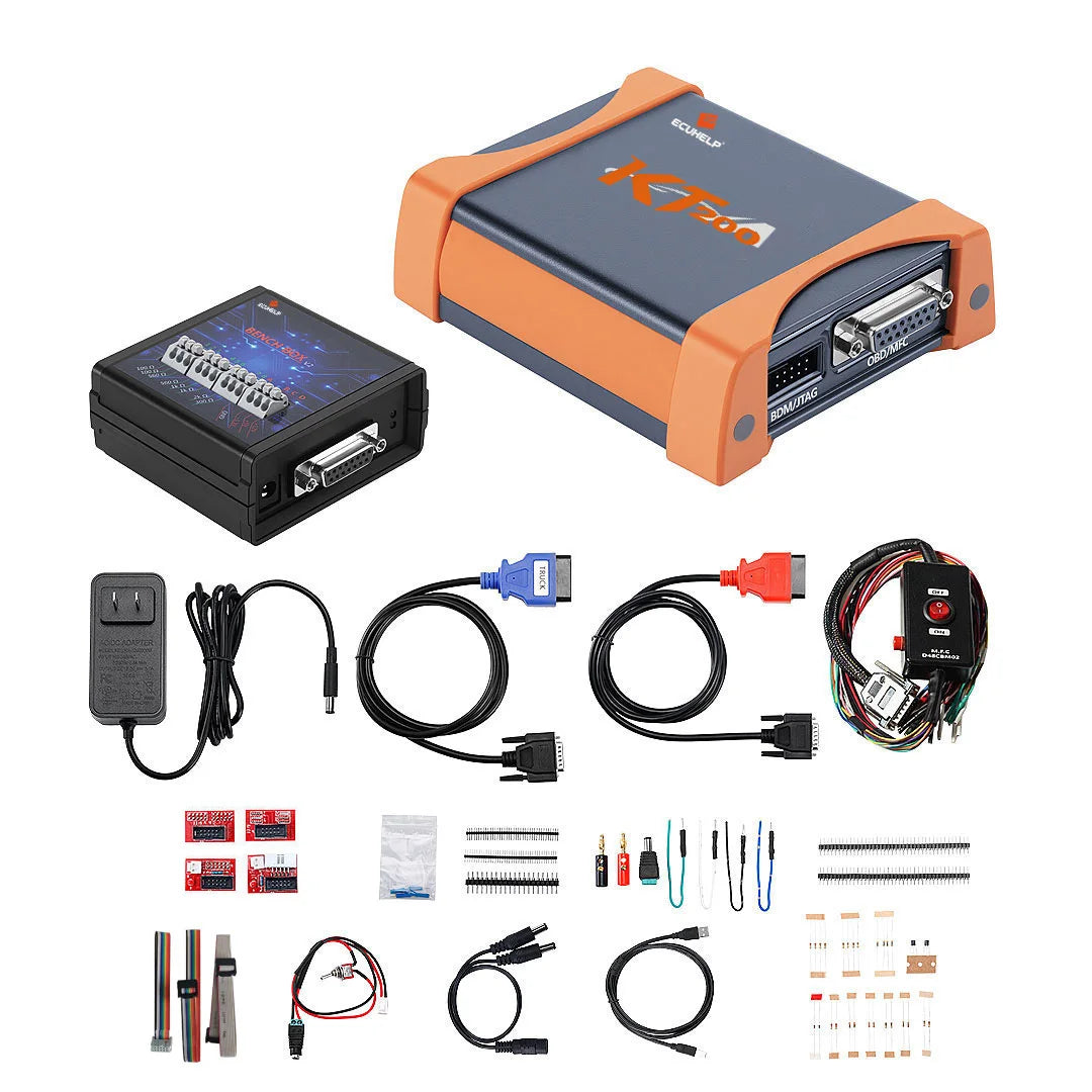 KT200 ECU Programmer Auto Version, Read Write Car Truck via OBD / on Bench / in Boot Jtag in Suitcase