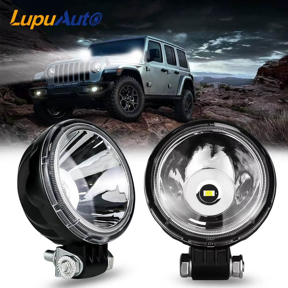 3Inch Led Work Light Offroad round Spotlights Light 12V 24V 4X4 Offroad Fog Lights for Motorcycle Car ATV Race Dirt