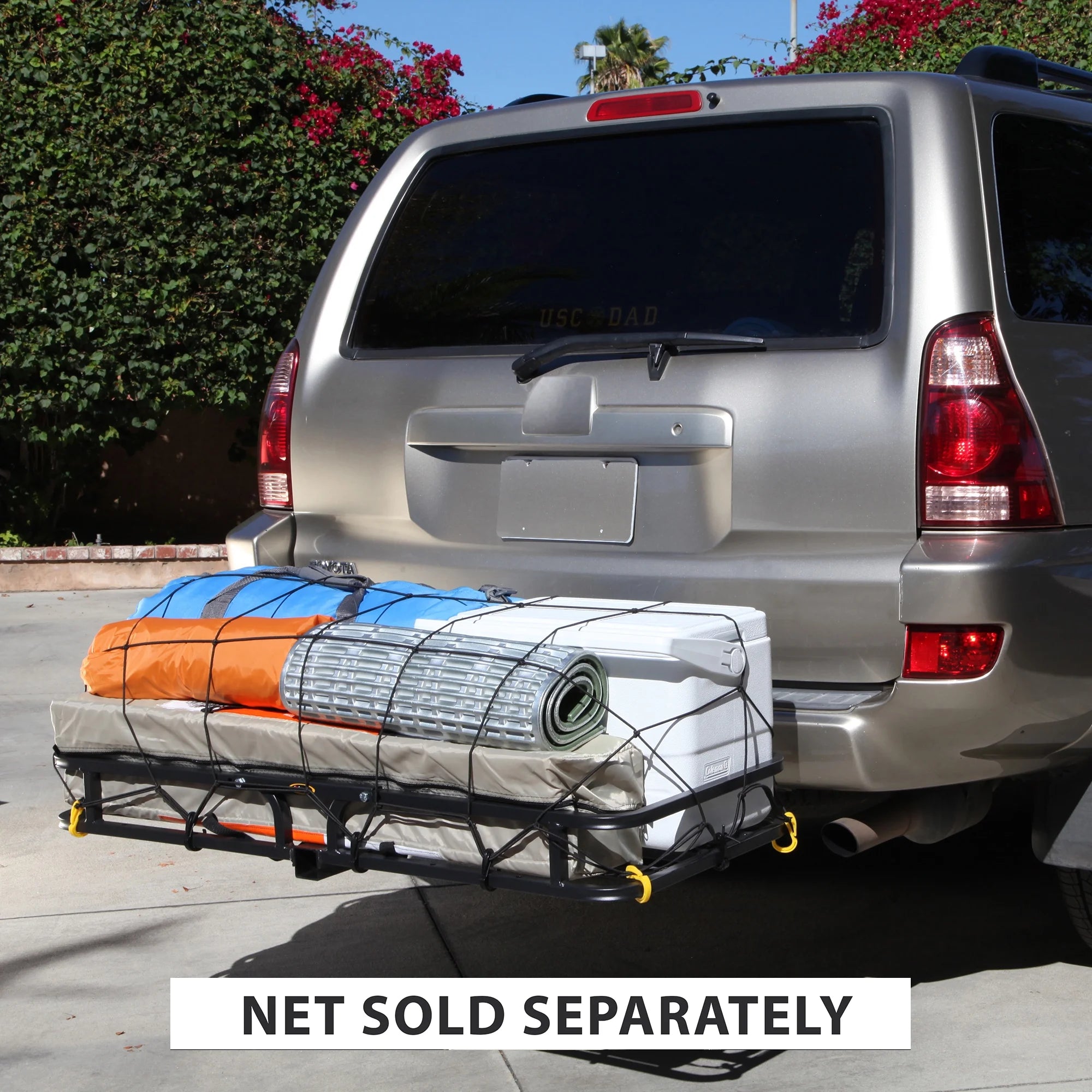 2 in 1 Cargo Carrier, Attaches to Hitch or Roof Racks