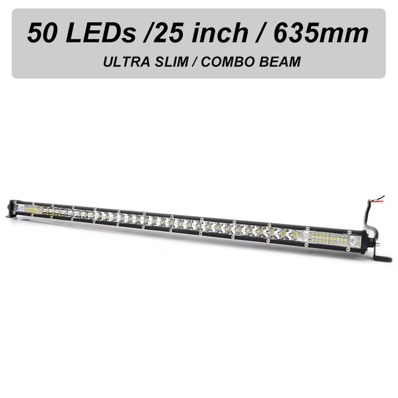 12V 24V off Road LED Bar Spot Flood Combo LED Light Bar/Work Light for Truck Boat 4X4 ATV SUV Car Barra LED Headlights